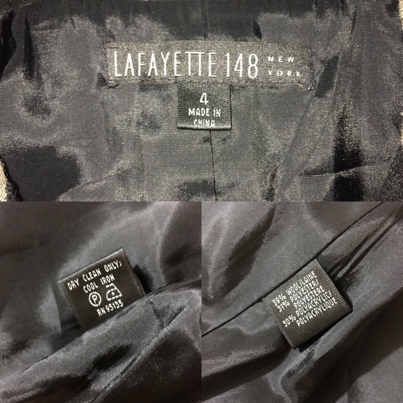 Lafayette 148 New York Animal Print Blazer Jacket - Picture 7 of 8